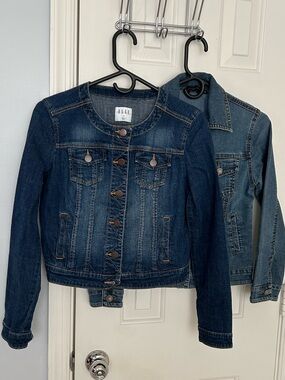 2 Classic, Vintage Look Denim Jackets, Outwear, Great for Layering